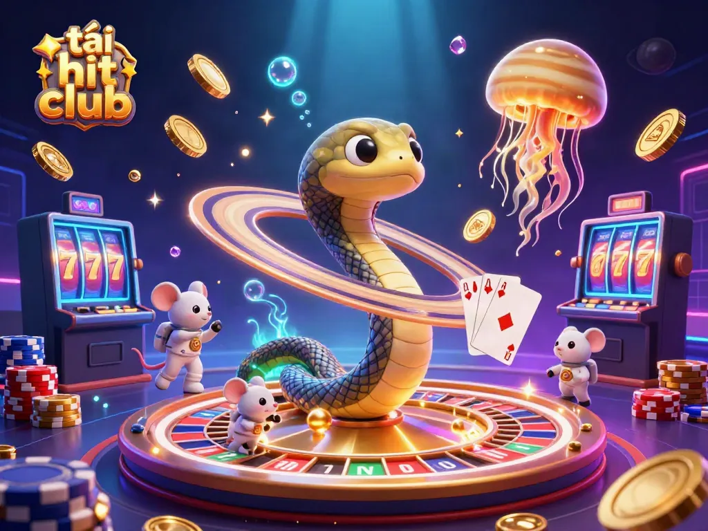 Engage in thrilling gameplay as you tải hit club with vibrant characters and energetic casino elements.