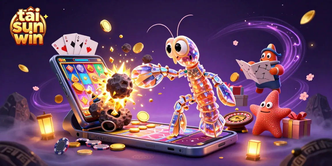Play slots and win with the vibrant scene showcasing tải sun win in stunning action!